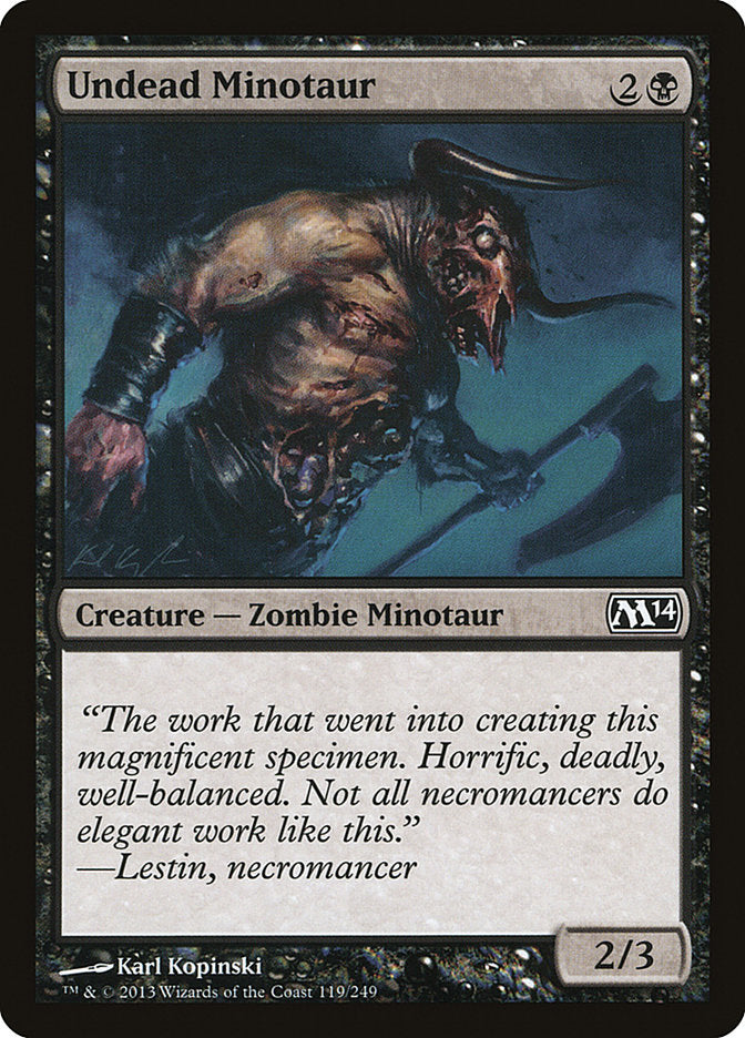 Undead Minotaur [Magic 2014] | Game Grid - Logan