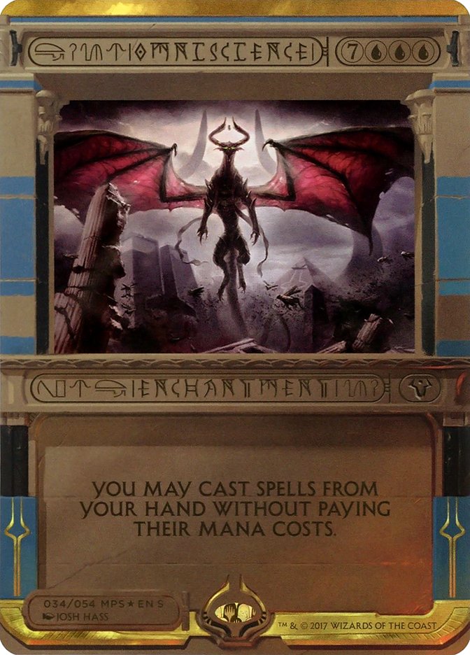 Omniscience (Invocation) [Amonkhet Invocations] | Game Grid - Logan