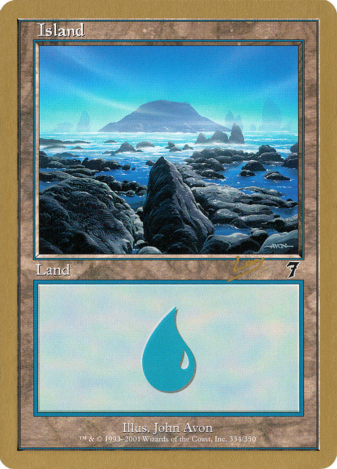 Island (rl334) (Raphael Levy) [World Championship Decks 2002] | Game Grid - Logan