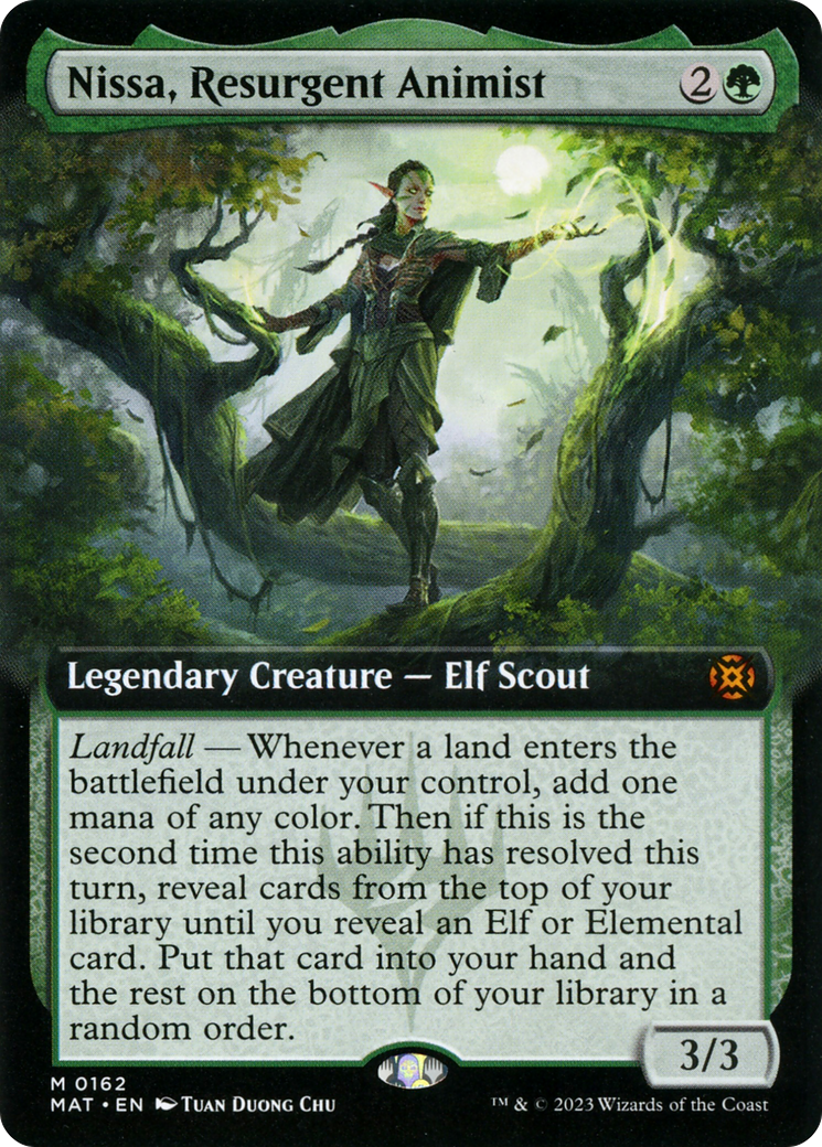 Nissa, Resurgent Animist (Extended Art) [March of the Machine: The Aftermath] | Game Grid - Logan