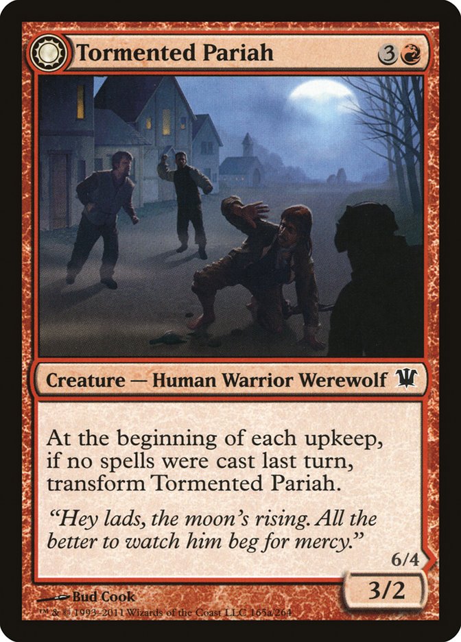 Tormented Pariah // Rampaging Werewolf [Innistrad] | Game Grid - Logan