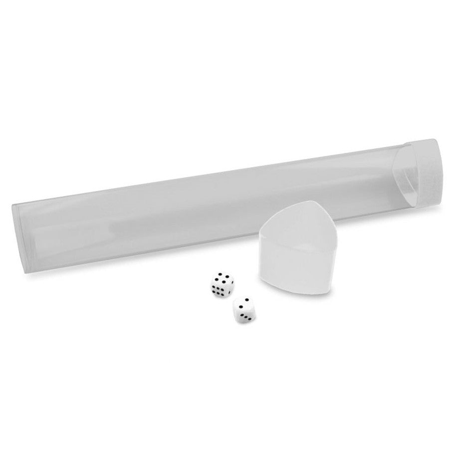 BCW Playmat Tube with Dice Cap - White | Game Grid - Logan