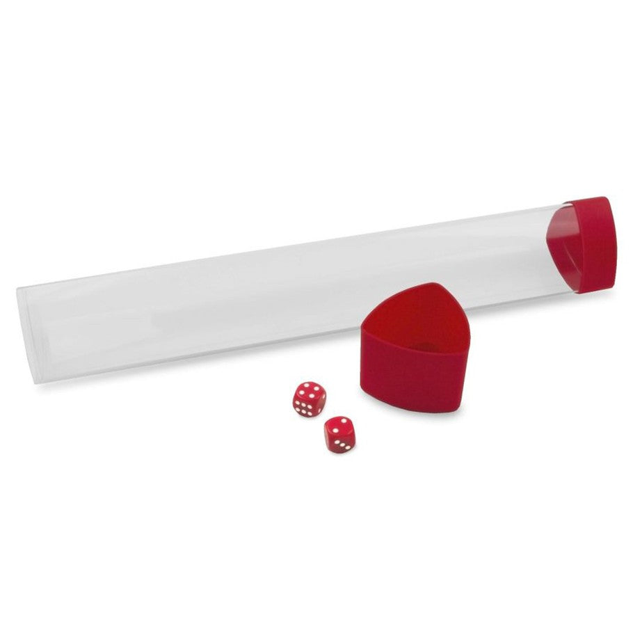 BCW Playmat Tube with Dice Cap - Red | Game Grid - Logan