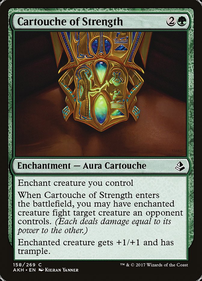 Cartouche of Strength [Amonkhet] | Game Grid - Logan