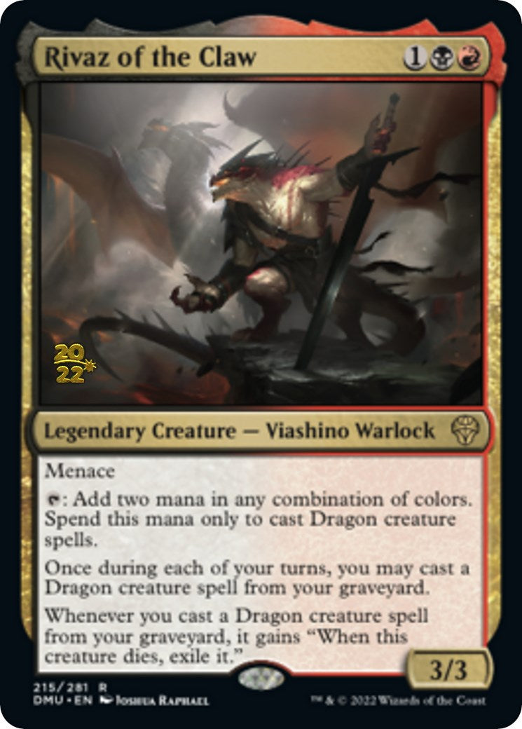 Rivaz of the Claw [Dominaria United Prerelease Promos] | Game Grid - Logan
