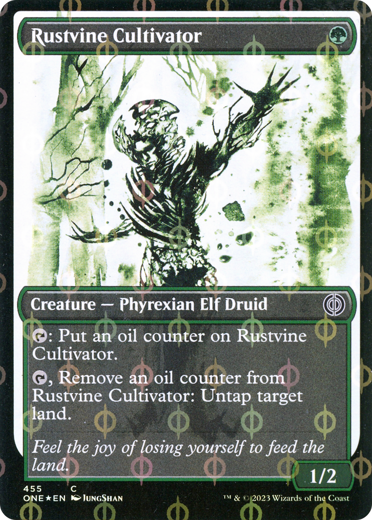 Rustvine Cultivator (Showcase Ichor Step-and-Compleat Foil) [Phyrexia: All Will Be One] | Game Grid - Logan