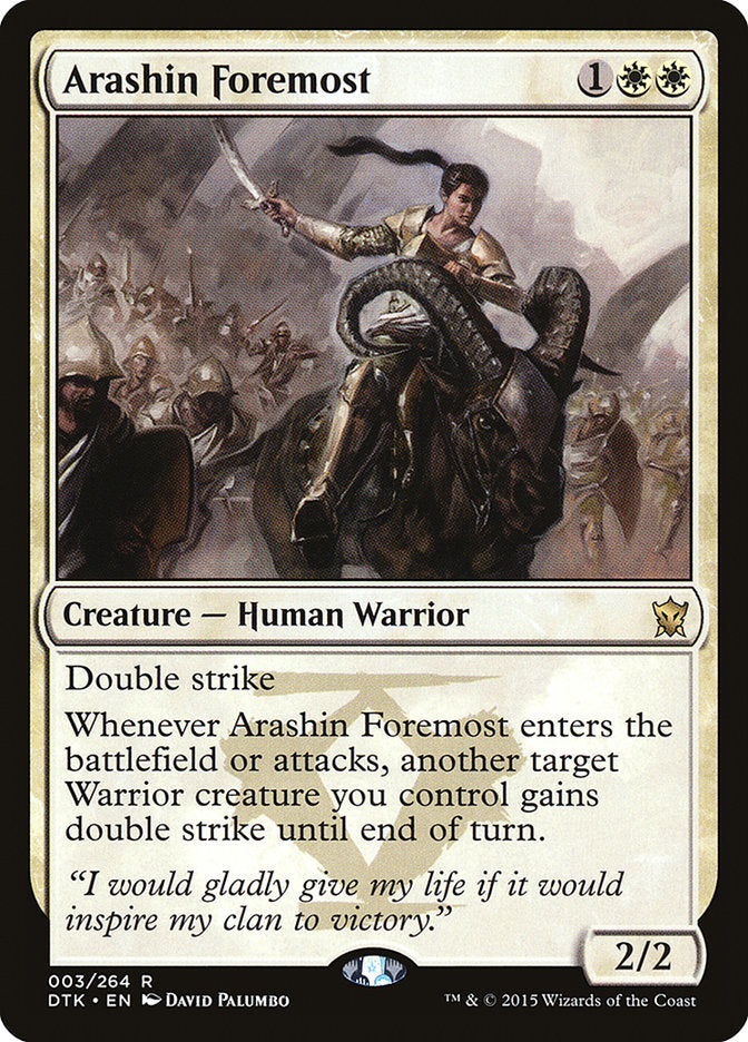 Arashin Foremost [Dragons of Tarkir] | Game Grid - Logan