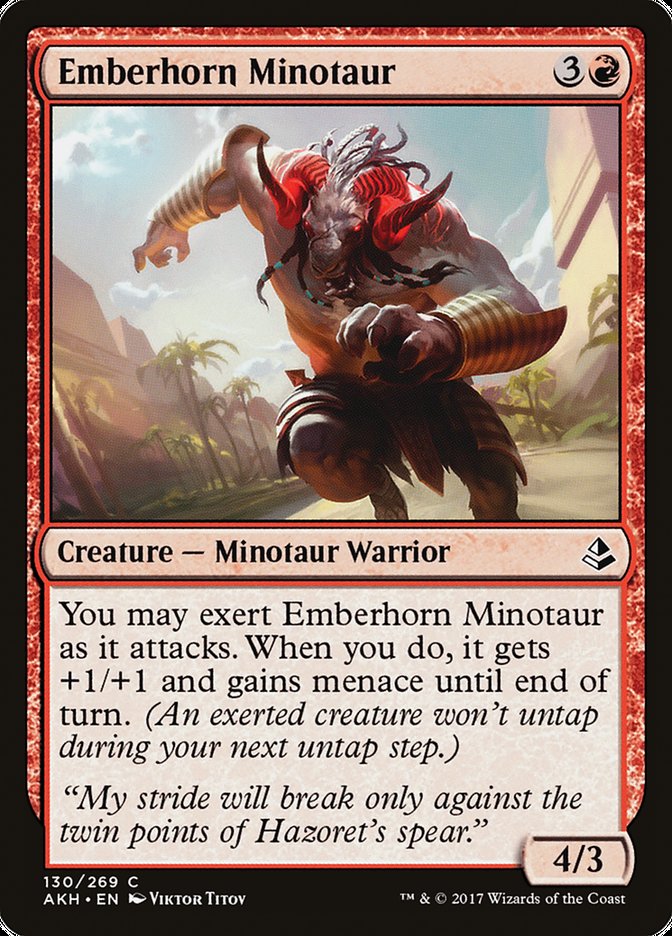 Emberhorn Minotaur [Amonkhet] | Game Grid - Logan