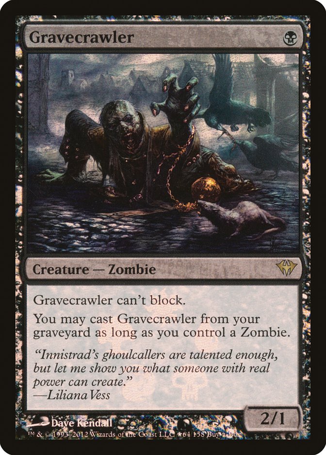 Gravecrawler (Buy-A-Box) [Dark Ascension Promos] | Game Grid - Logan