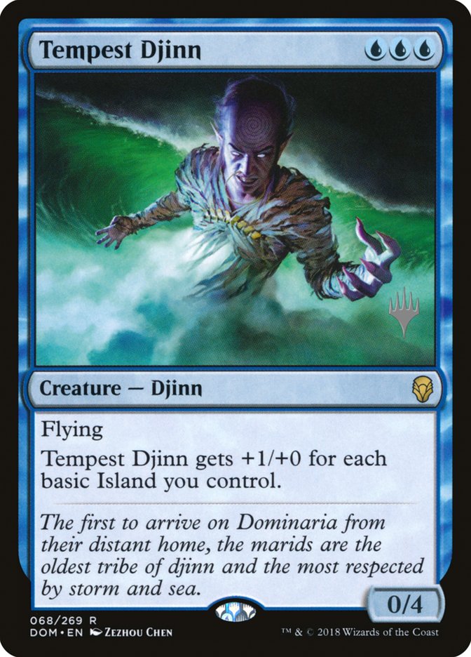 Tempest Djinn (Promo Pack) [Dominaria Promos] | Game Grid - Logan