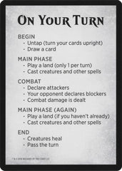 Rules Card [War of the Spark Tokens] | Game Grid - Logan