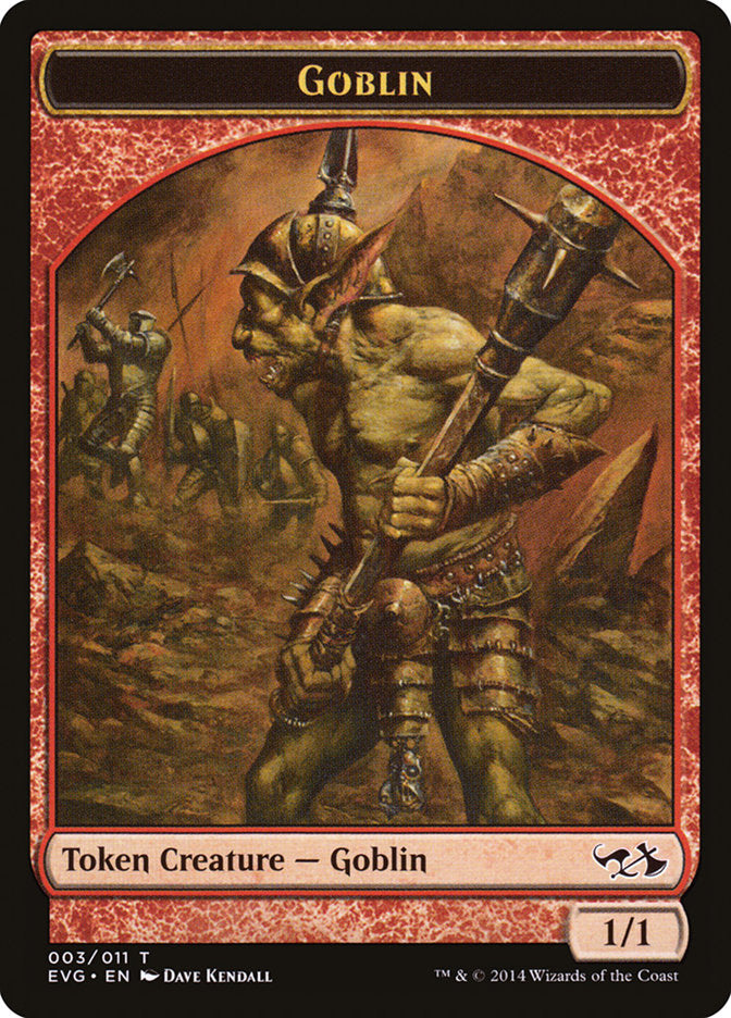 Goblin Token (Elves vs. Goblins) [Duel Decks Anthology Tokens] | Game Grid - Logan