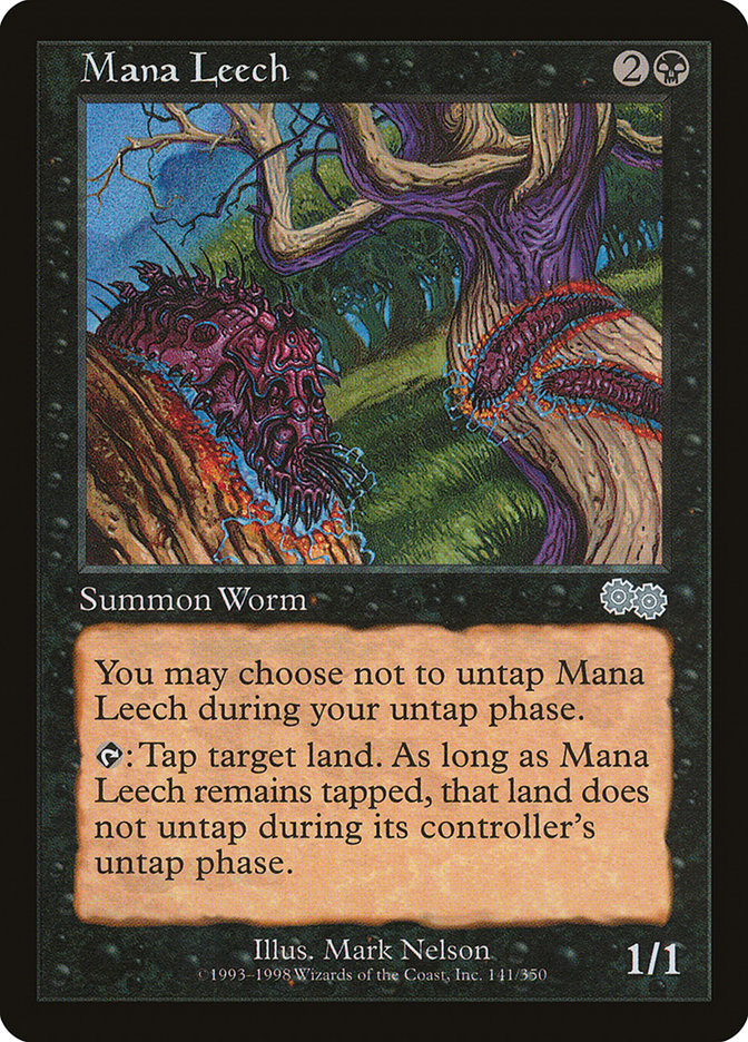 Mana Leech [Urza's Saga] | Game Grid - Logan