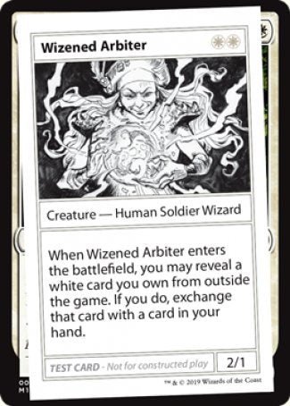 Wizened Arbiter (2021 Edition) [Mystery Booster Playtest Cards] | Game Grid - Logan