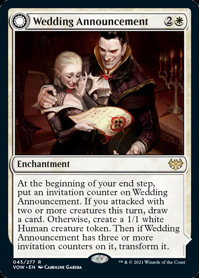 Wedding Announcement // Wedding Festivity [Innistrad: Crimson Vow] | Game Grid - Logan