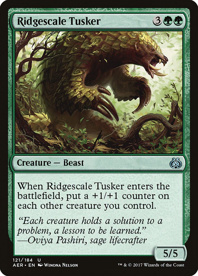 Ridgescale Tusker [Aether Revolt] | Game Grid - Logan