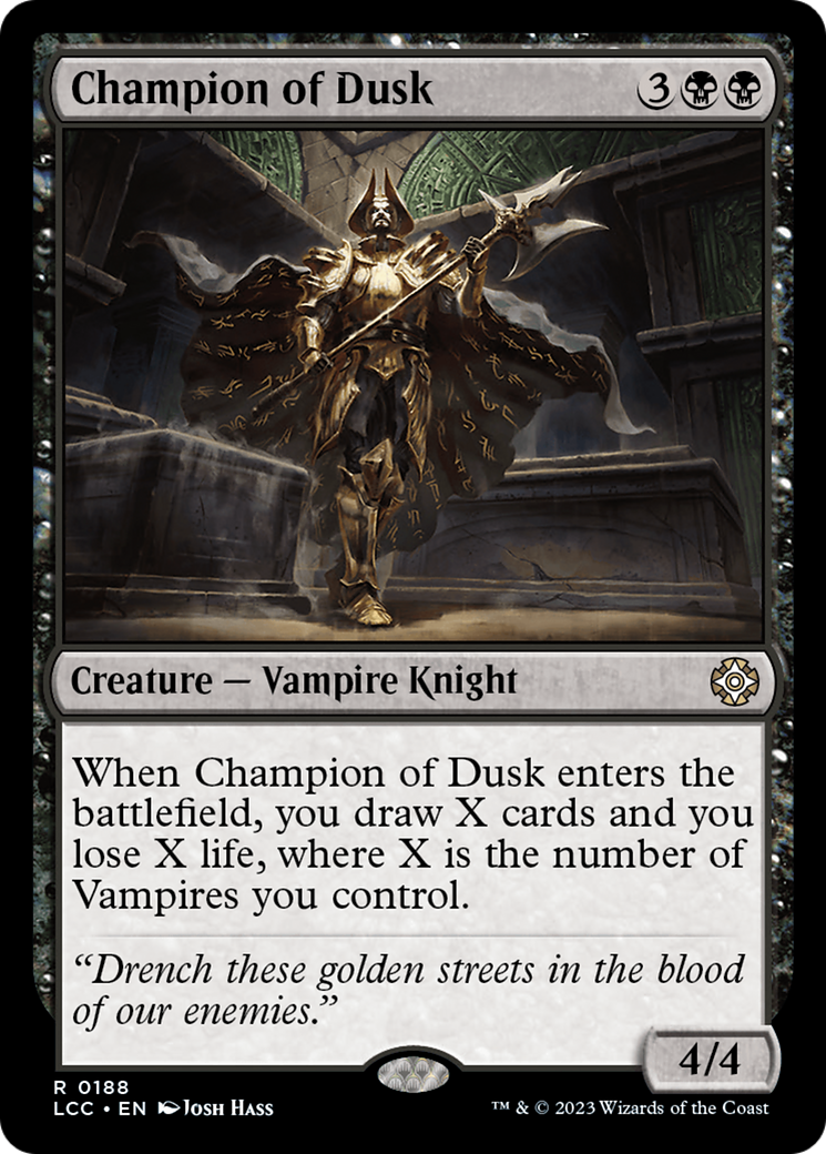 Champion of Dusk [The Lost Caverns of Ixalan Commander] | Game Grid - Logan