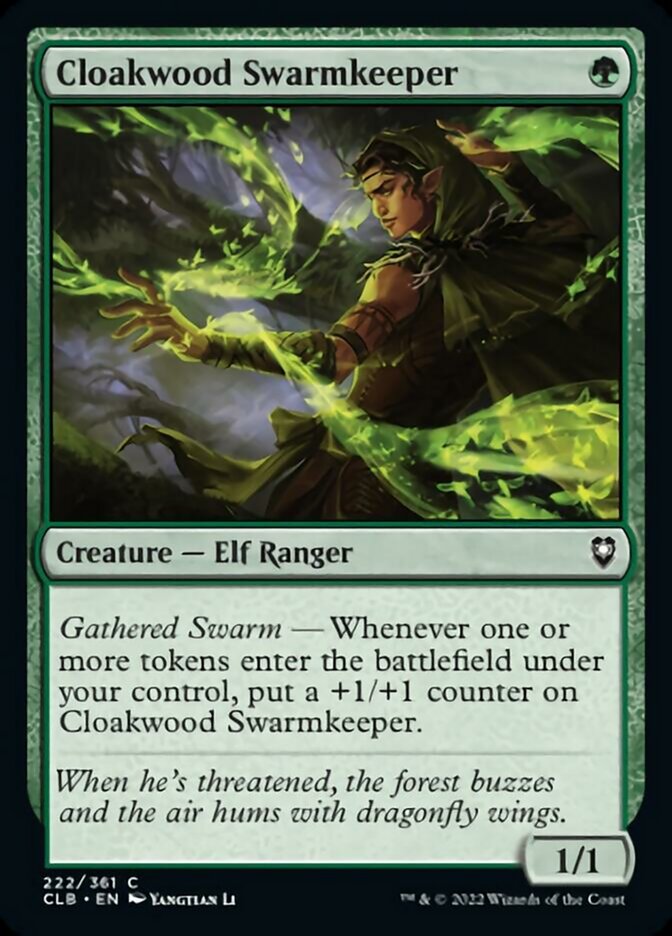 Cloakwood Swarmkeeper [Commander Legends: Battle for Baldur's Gate] | Game Grid - Logan