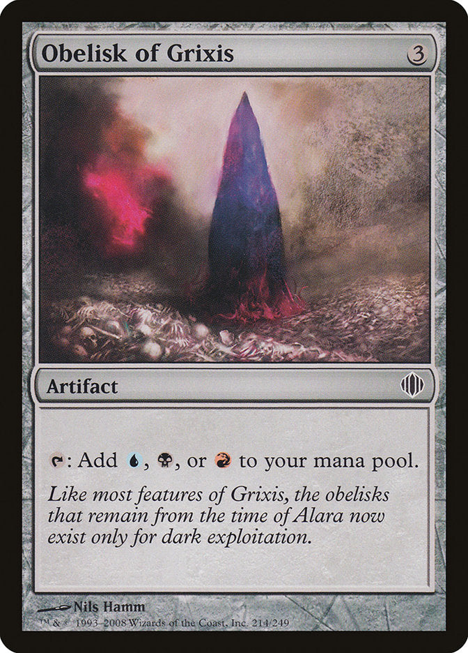 Obelisk of Grixis [Shards of Alara] | Game Grid - Logan