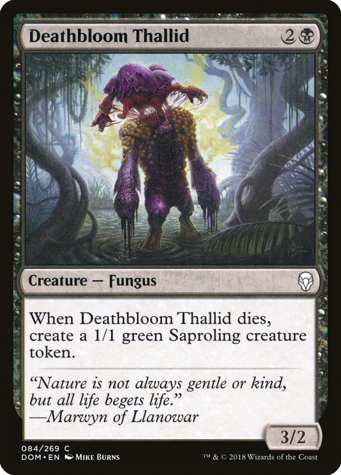 Deathbloom Thallid [Dominaria] | Game Grid - Logan