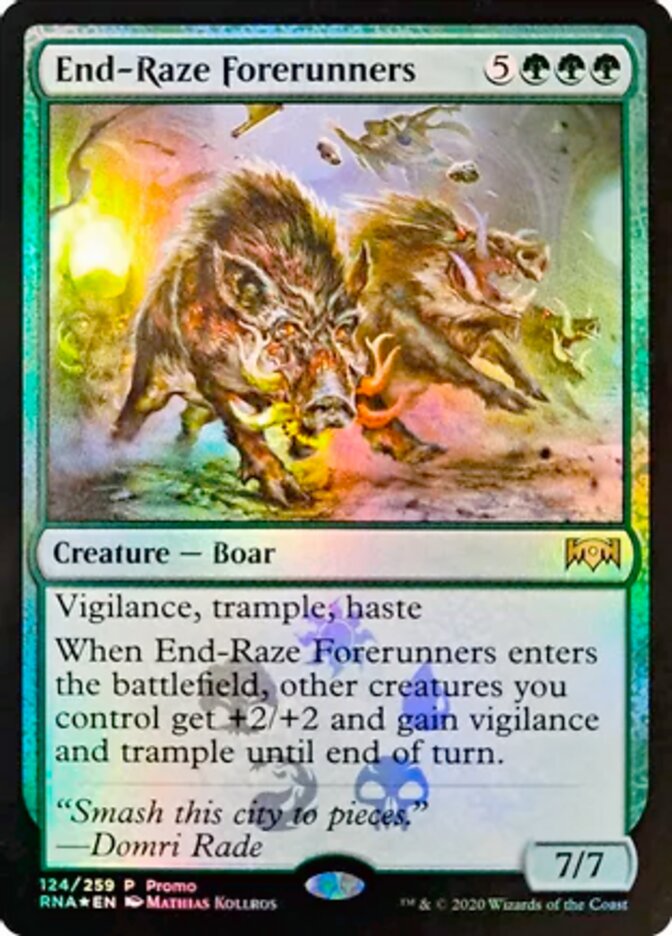 End-Raze Forerunners [Ravnica Allegiance Promos] | Game Grid - Logan