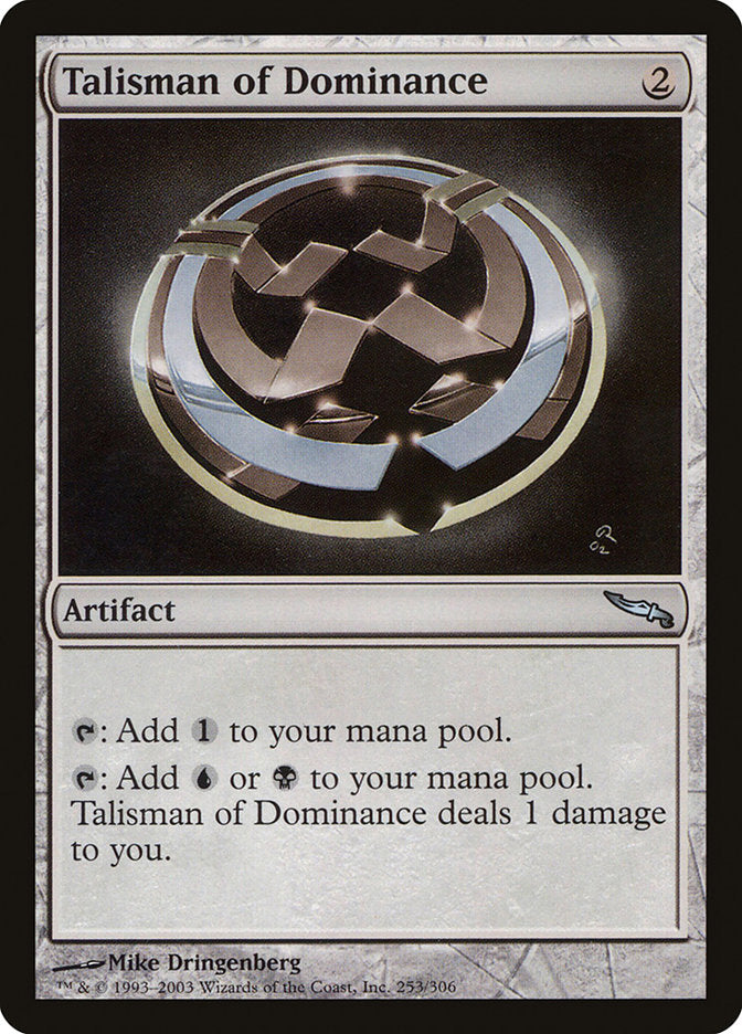 Talisman of Dominance [Mirrodin] | Game Grid - Logan