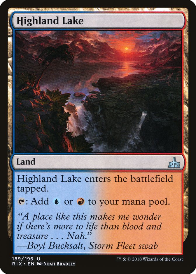 Highland Lake [Rivals of Ixalan] | Game Grid - Logan