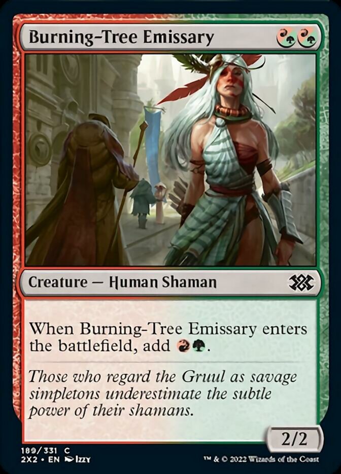 Burning-Tree Emissary [Double Masters 2022] | Game Grid - Logan