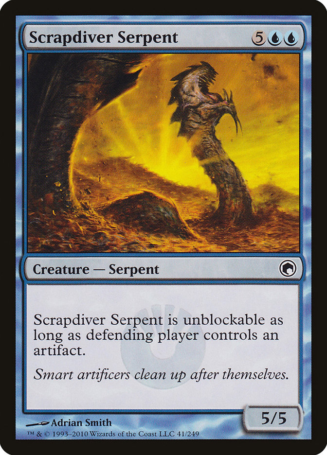 Scrapdiver Serpent [Scars of Mirrodin] | Game Grid - Logan