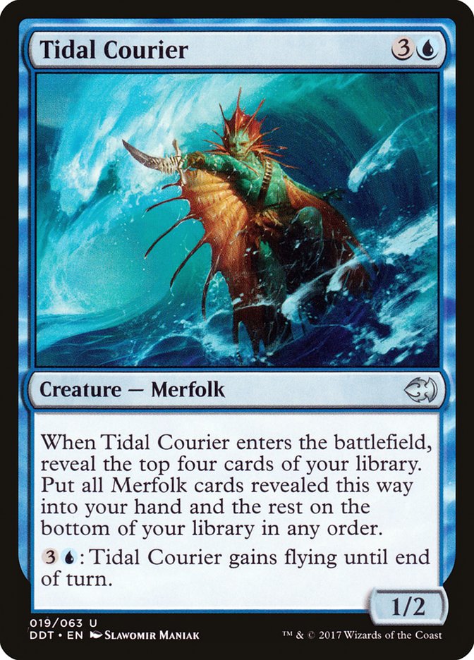 Tidal Courier [Duel Decks: Merfolk vs. Goblins] | Game Grid - Logan