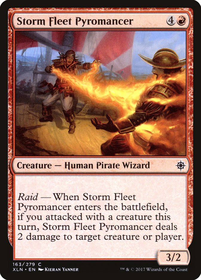 Storm Fleet Pyromancer [Ixalan] | Game Grid - Logan