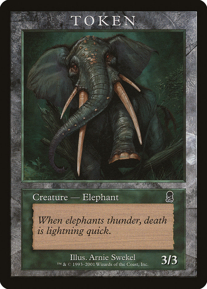 Elephant Token [Magic Player Rewards 2002] | Game Grid - Logan