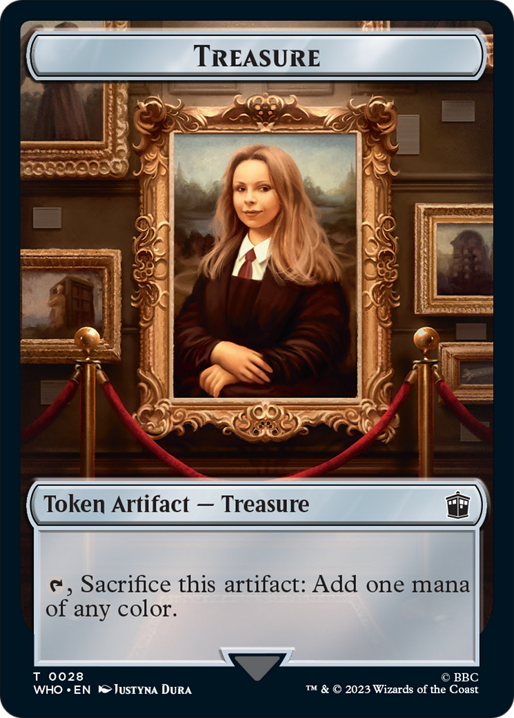 Soldier // Treasure (0028) Double-Sided Token [Doctor Who Tokens] | Game Grid - Logan