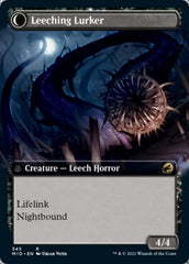 Curse of Leeches // Leeching Lurker (Extended Art) [Innistrad: Midnight Hunt] | Game Grid - Logan
