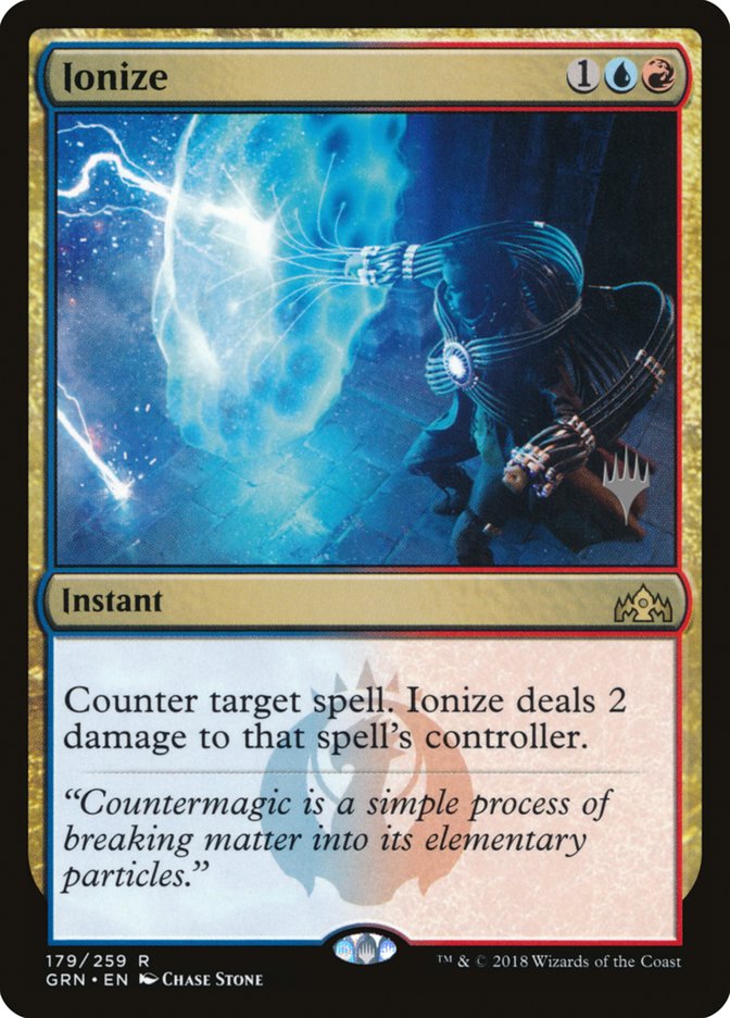 Ionize (Promo Pack) [Guilds of Ravnica Promos] | Game Grid - Logan