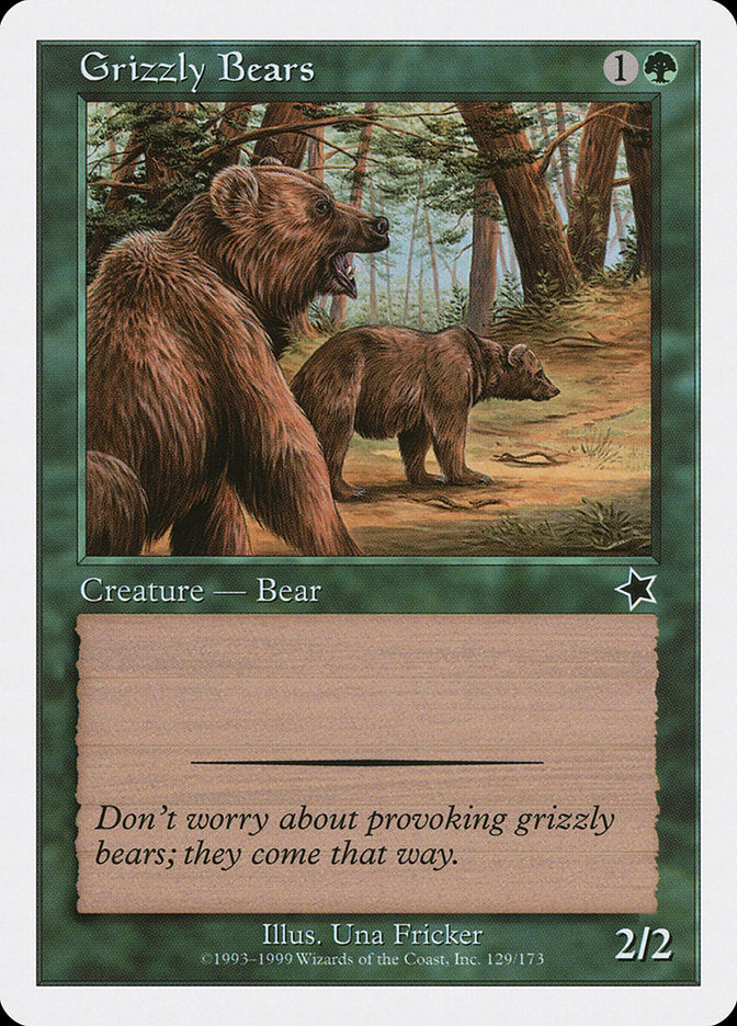 Grizzly Bears [Starter 1999] | Game Grid - Logan