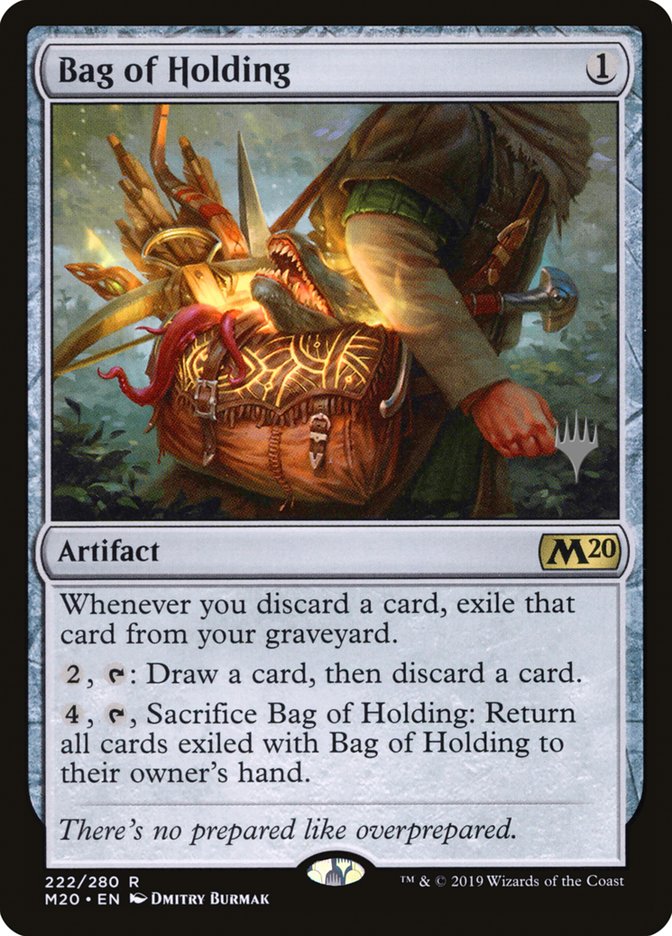 Bag of Holding (Promo Pack) [Core Set 2020 Promos] | Game Grid - Logan