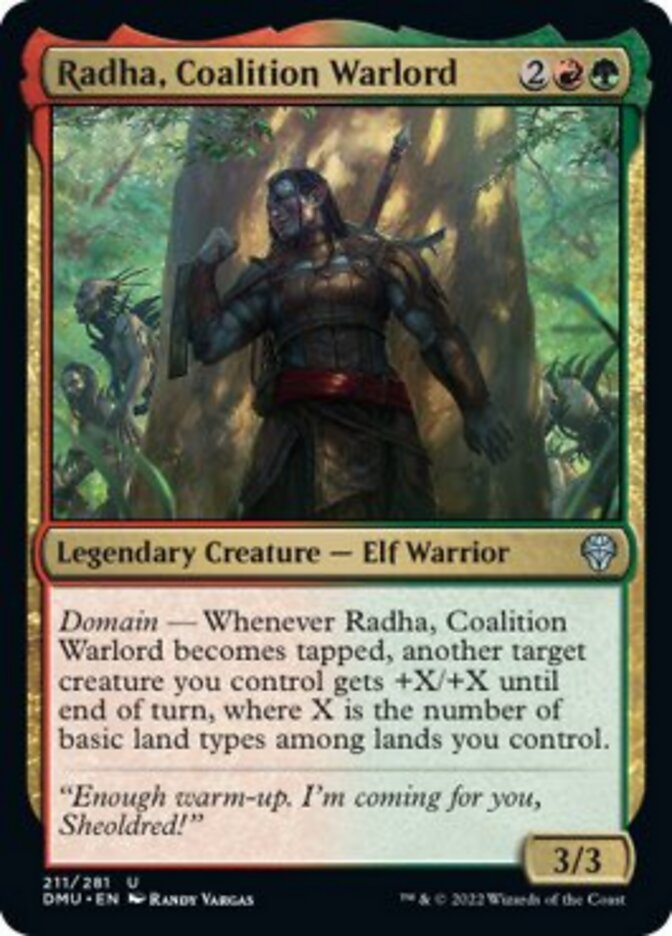 Radha, Coalition Warlord [Dominaria United] | Game Grid - Logan