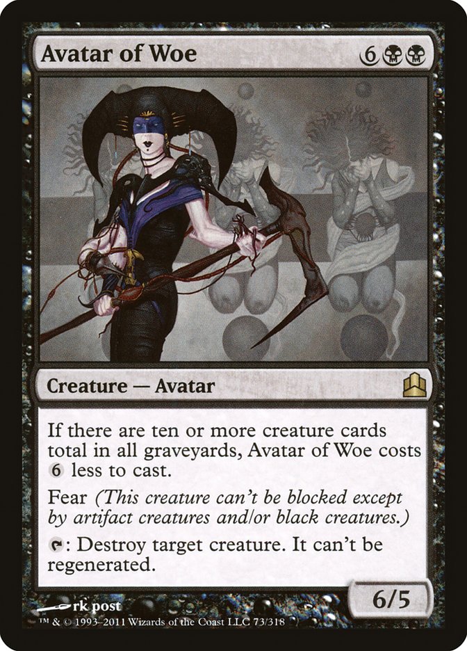 Avatar of Woe [Commander 2011] | Game Grid - Logan