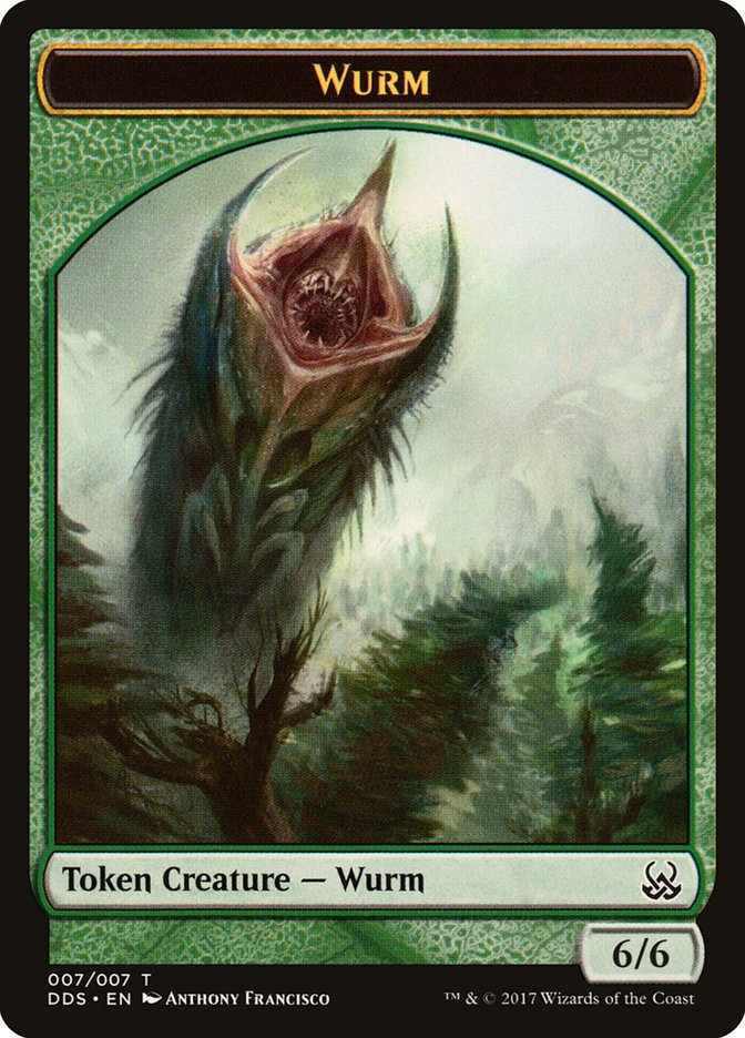 Wurm Token [Duel Decks: Mind vs. Might Tokens] | Game Grid - Logan