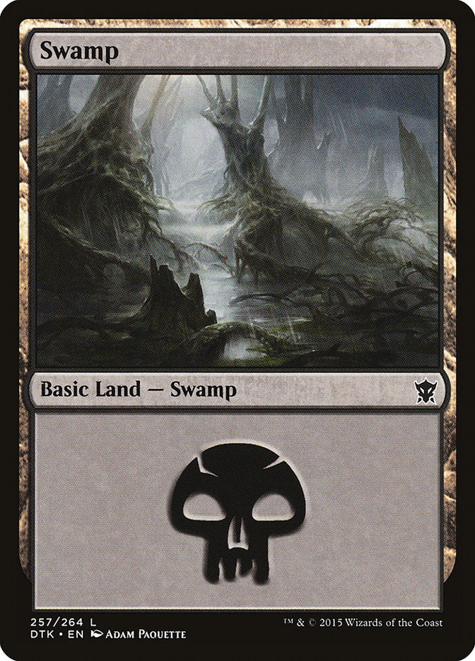 Swamp (257) [Dragons of Tarkir] | Game Grid - Logan