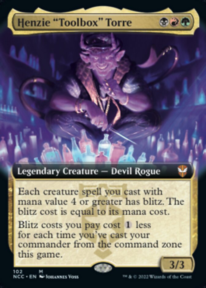 Henzie "Toolbox" Torre (Extended Art) [Streets of New Capenna Commander] | Game Grid - Logan