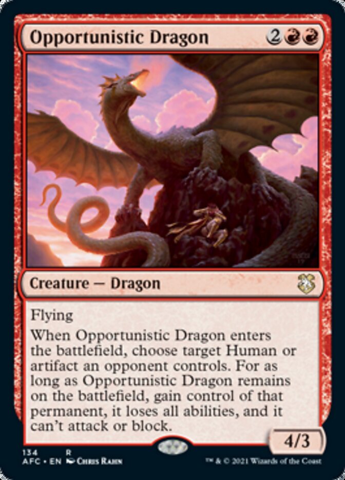 Opportunistic Dragon [Dungeons & Dragons: Adventures in the Forgotten Realms Commander] | Game Grid - Logan