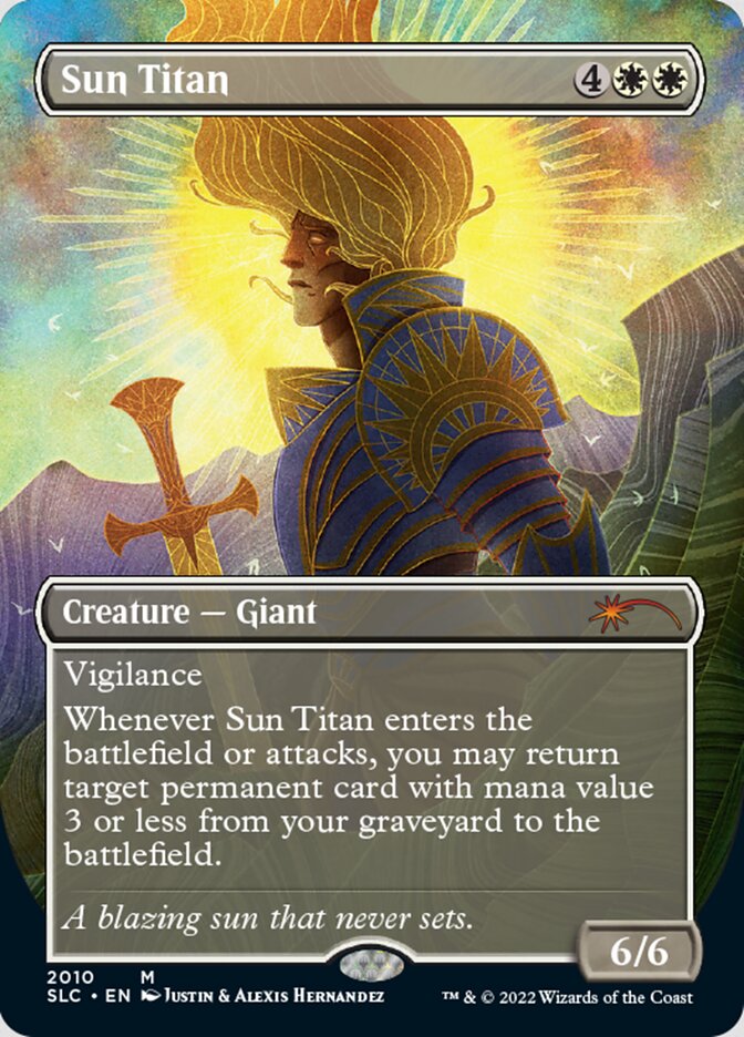 Sun Titan (Borderless) [Secret Lair 30th Anniversary Countdown Kit] | Game Grid - Logan