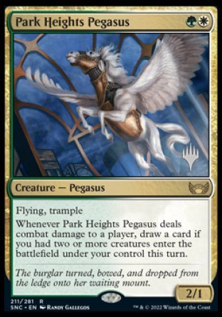 Park Heights Pegasus (Promo Pack) [Streets of New Capenna Promos] | Game Grid - Logan