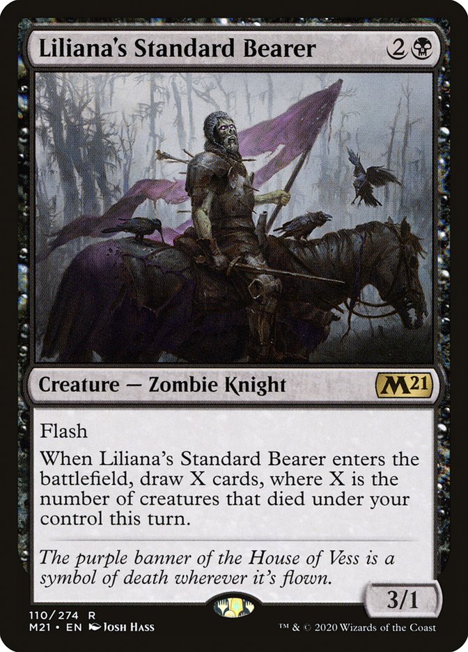 Liliana's Standard Bearer [Core Set 2021] | Game Grid - Logan