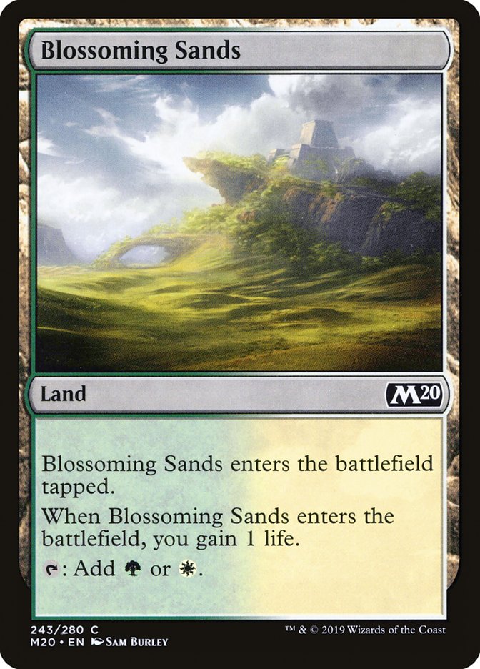 Blossoming Sands [Core Set 2020] | Game Grid - Logan