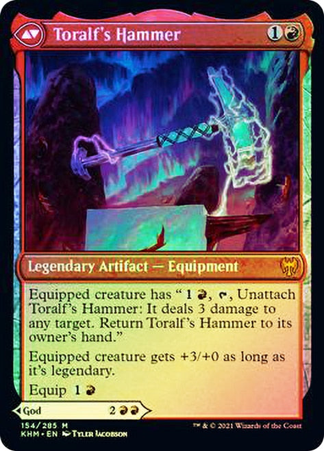 Toralf, God of Fury // Toralf's Hammer [Kaldheim Prerelease Promos] | Game Grid - Logan