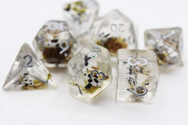 Black Koi Fish RPG Dice Set | Game Grid - Logan