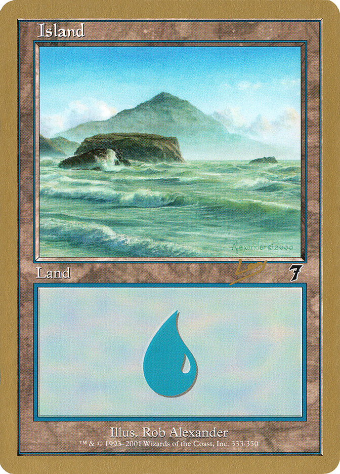 Island (333) (Raphael Levy) [World Championship Decks 2002] | Game Grid - Logan